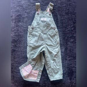 Green Oshkosh overalls